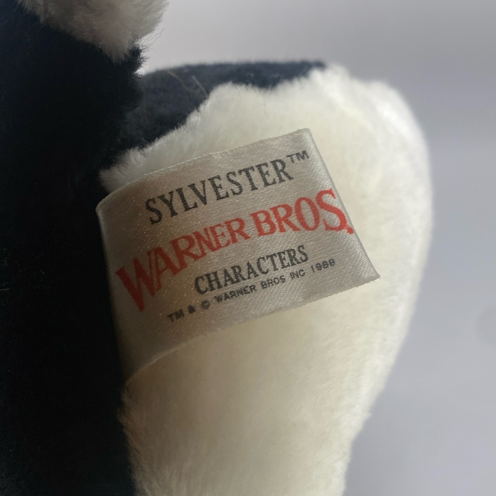 Warner brothers & Mighty Star Sylvester Junior 1988 Vintage Jr. Plush Toy - Picture 5 of 10